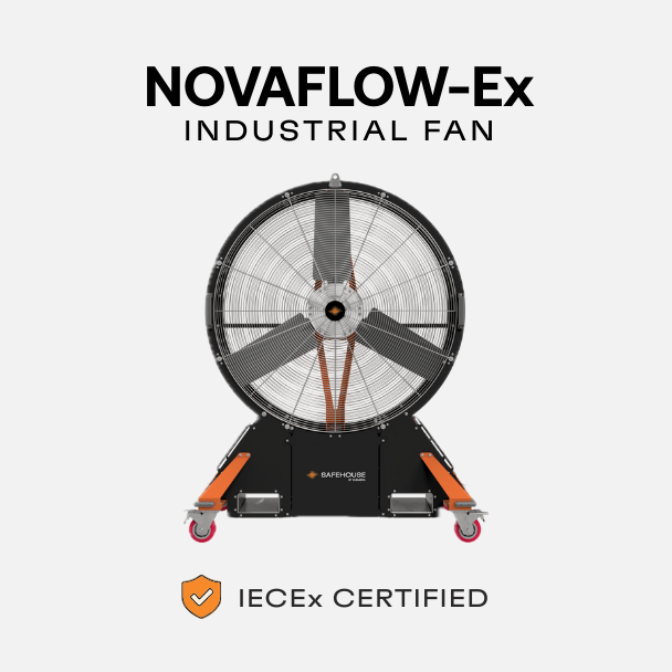 Safehouse Ex-Certified Novaflow-Ex Industrial Fan